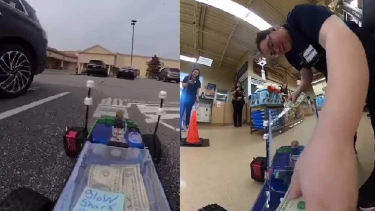 Online Shopping Is So 2020, Man Sends Remote Control Car To Fetch Food From Store