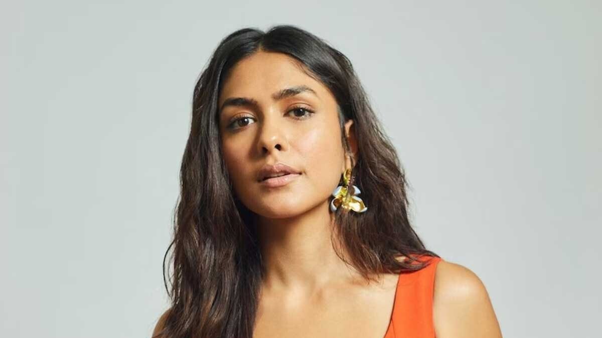 Mrunal Thakur's Orange Dress Is The Perfect Summer Outfit Inspiration, Have A Look - Vimarsana News