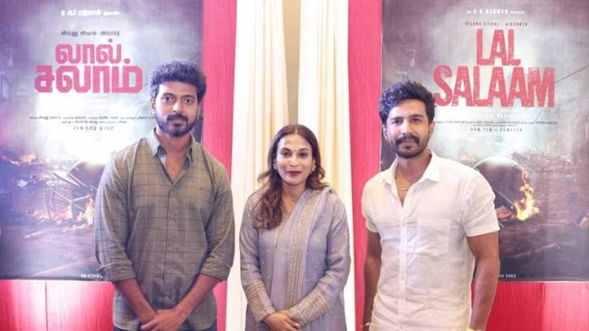 In Puducherry For Lal Salaam Shooting, Aishwarya Rajinikanth Gets A Rousing Welcome