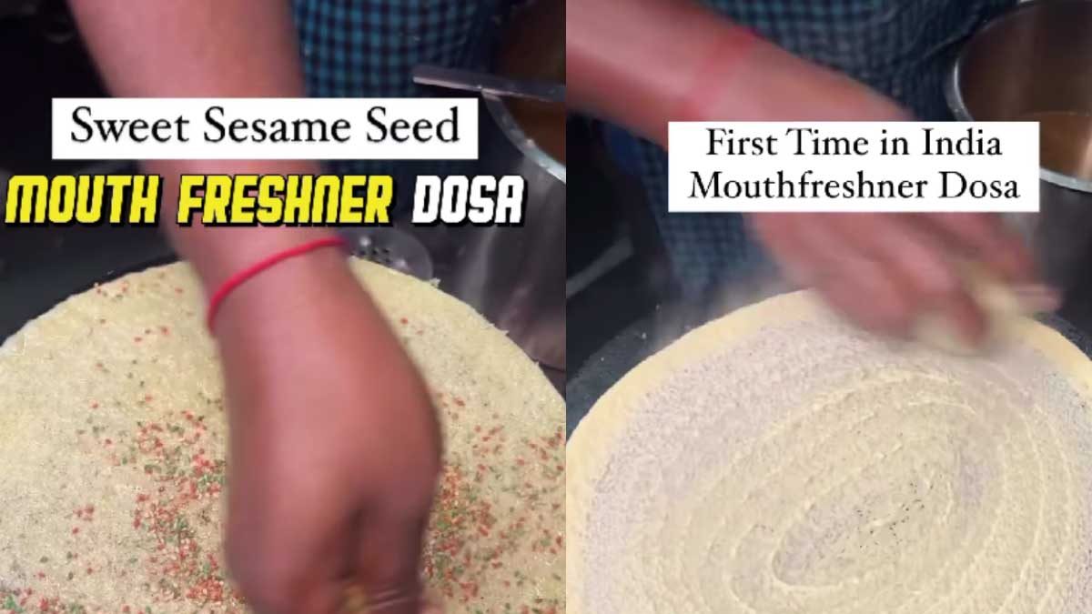 Bizarre Food Alert: Would You Recommend This Mouth Freshener Special Dosa To Friends? - Vimarsana News