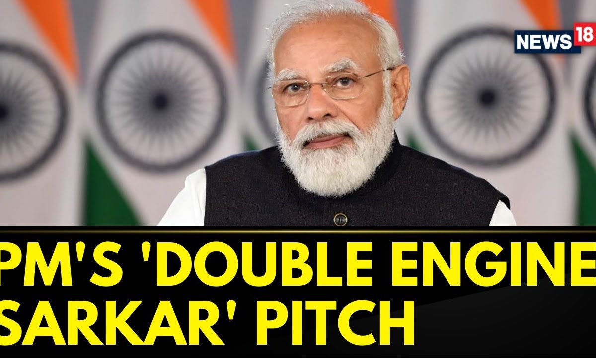 PM Modi Speech In Karnataka | PM Modi Pitches 'Double Engine Sarkar' In ...