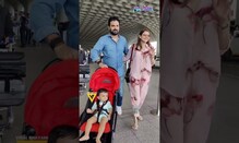 Kajal Aggarwal Looks Gorgeous As She Reaches Airport With Husband And Son | #Shorts #trending