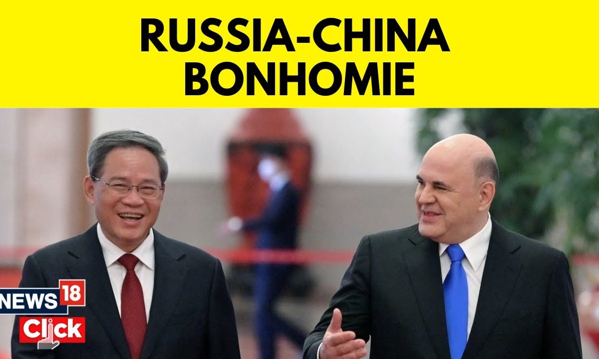 Chinese Premier Li Qiang Talks With Visiting Russian Prime Minister Mikhail Mishustin In Beijing