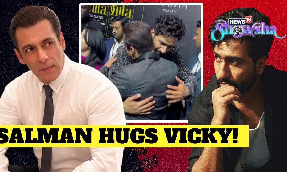 Salman Khan Hugs Vicky Kaushal A Day After His Security Pushed Him