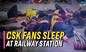 Chennai Super Kings Fans Sleep On Railway Station Floor After Rain Postpones IPL 2023 Final