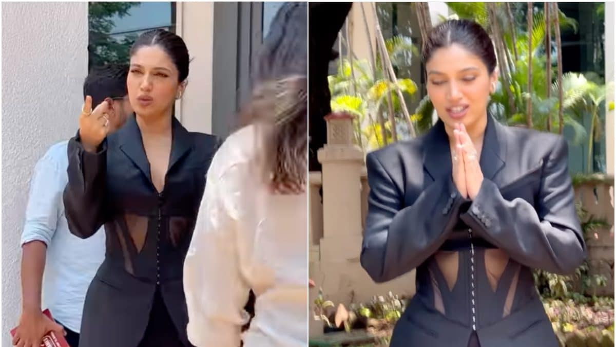Bhumi Pednekar Trolled For REFUSING To Pose For Paps, Netizens Say 'Chalu Tantrums' - Vimarsana News