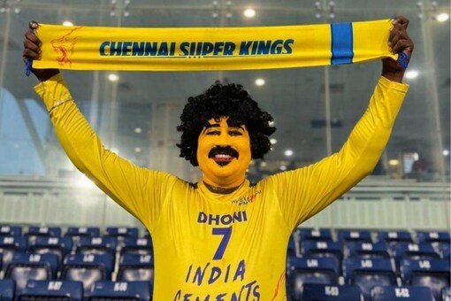 Chennai Super Kings and MS Dhoni Super fan Saravanan Hari 