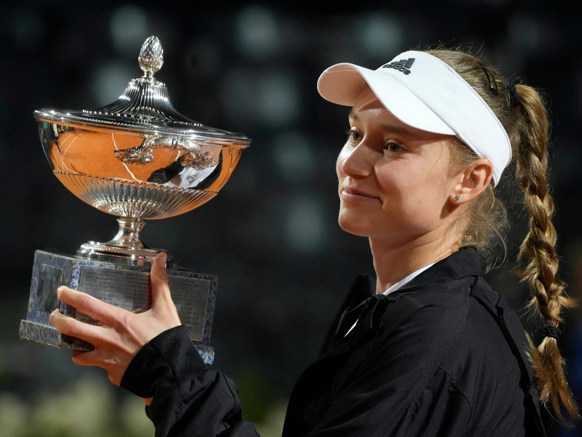 Tennis: Elena Rybakina wins Italian Open, beating Anhelina Kalinina in Rome  WTA final