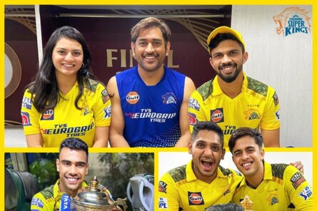 MS Dhoni, Ravindra Jadeja, Ajinkya Rahane, Others Pose With IPL Trophy After CSK Win 5th Title - See Photos