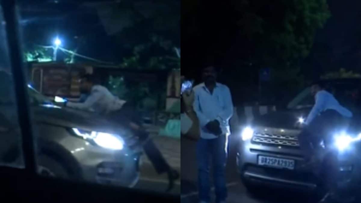 Road Rage On Cam: Man Dragged on Car's Bonnet For 3 Km in Delhi, Rescued After PCR Chase - Vimarsana News