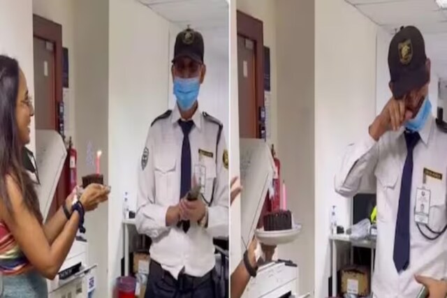 Employees Celebrate Security Guard’s Birthday After 8 Years, Social ...
