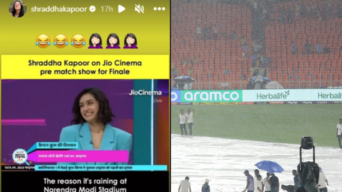 Fan Hilariously Holds Shraddha Kapoor Responsible For Rain In IPL 2023 Final