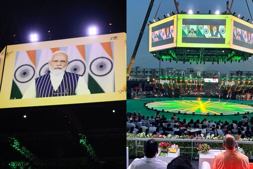 PM Modi declared the Khelo India University Games Open (Khelo India Twitter)