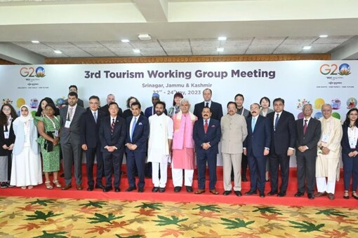 The third G20 Tourism Working Group meeting concluded in Srinagar, Jammu and Kashmir on Wednesday. (Photo: News18)