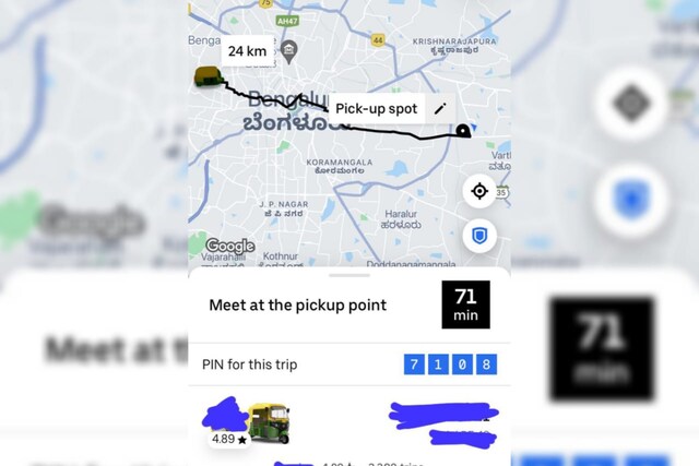 71-Minute Waiting Time On Uber Auto? This Can Only Happen In Bengaluru ...