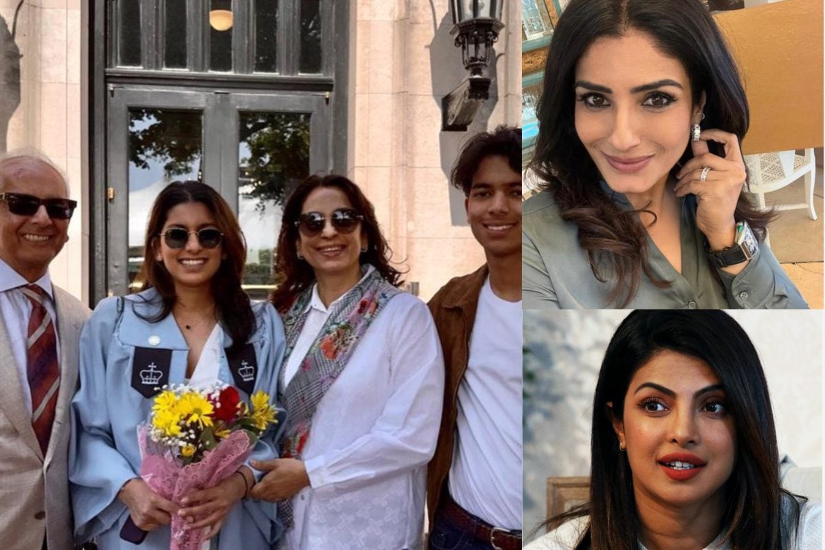 Juhi Chawlasex - After SRK, Priyanka Chopra, Raveena Tandon Turn Cheerleaders For Juhi  Chawla's Daughter as She Graduates - News18