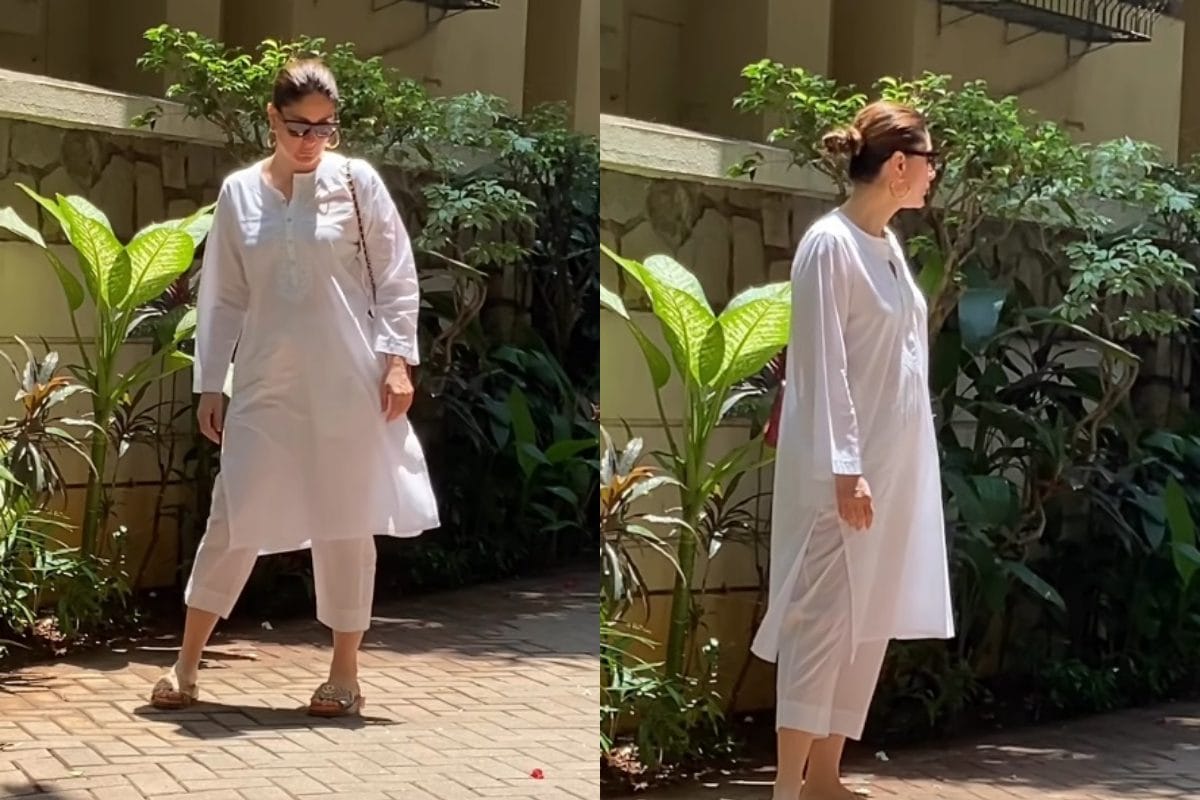Kareena Kapoor welcomes summer in style with breezy white cotton shirt dress