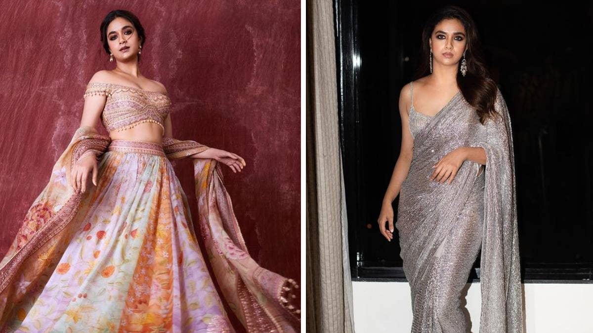 Keerthy Suresh Exudes Charm In Beautiful Traditional Attires At Friend's Wedding, See The Diva's Stunning Pictures - Vimarsana News