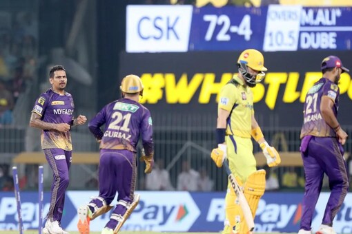 IPL 2023: KKR's Sunil Narine got Moeen Ali of CSK bowled (IPL/BCCI)