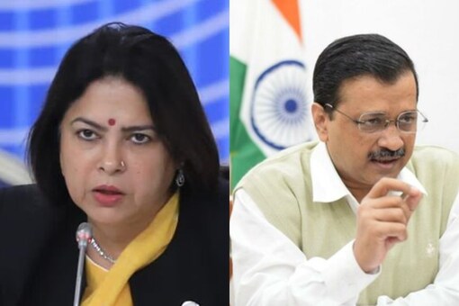 Lekhi said the AAP and Kejriwal used to allege that a water tanker mafia existed during the Sheila Dikshit government but it exists even now. (PTI)Lekhi said the AAP and Kejriwal used to allege that a water tanker mafia existed during the Sheila Dikshit government but it exists even now.