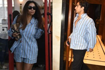Malaika Arora Lends Her Sexy Shirt To Son Arhaan For Their Dinner Date and  He Rocks It Like His Mom - News18