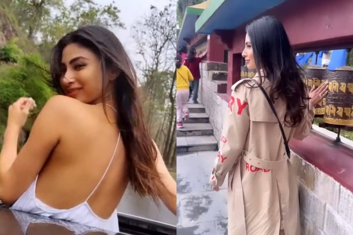 Mouni Roy Stuns In A Backless Outfit As She Enjoys A Day Out In The Lap Of Nature; Watch