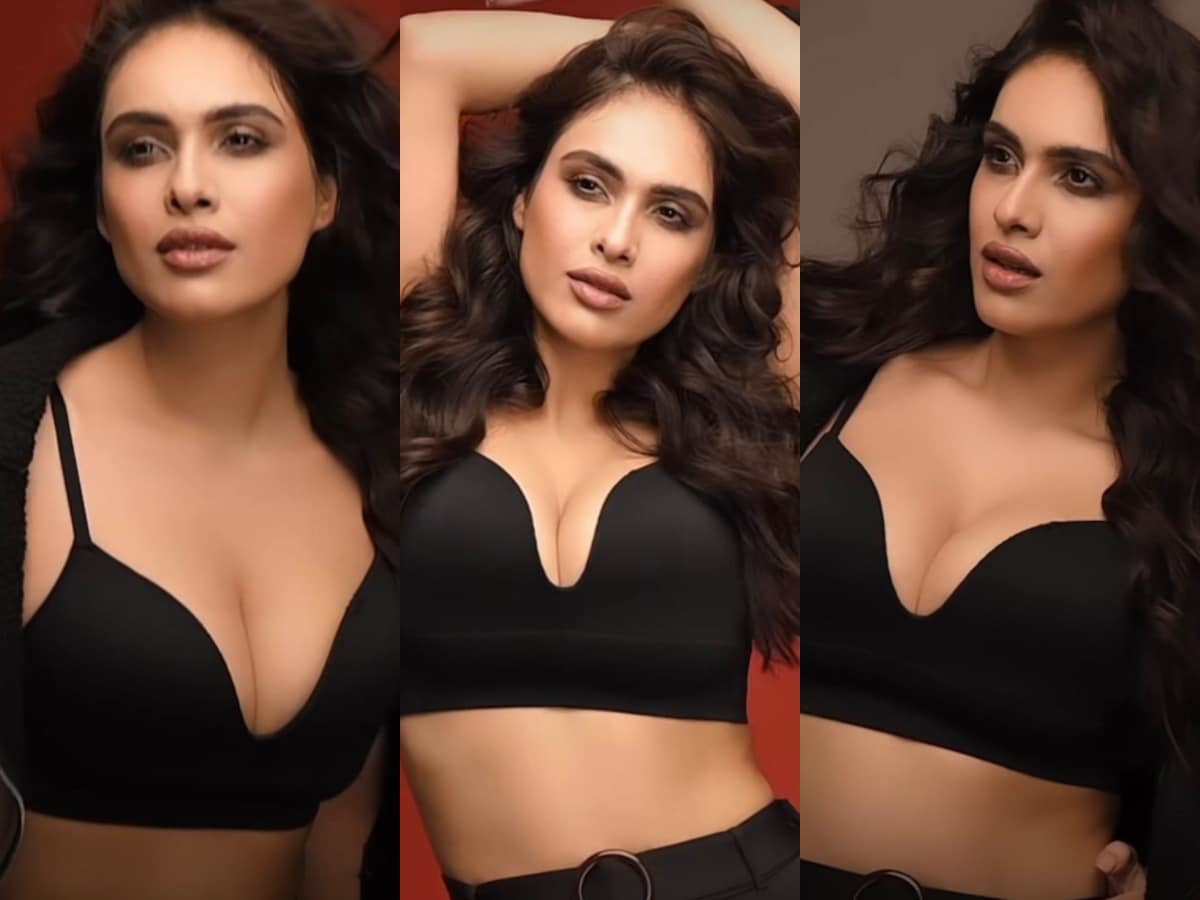 Neha Malik And Sex Videos - HOT! Neha Malik Sizzles In Black Bikini During A Racy Photo Shoot, Sexy  Video Goes Viral; Watch - News18