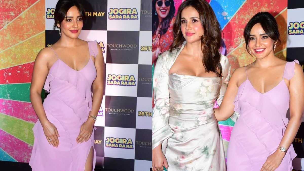 Neha Sharma Has Oops Moment In Plunging Dress; Aisha Looks Sexy In Busty Outfit; Video Goes Viral