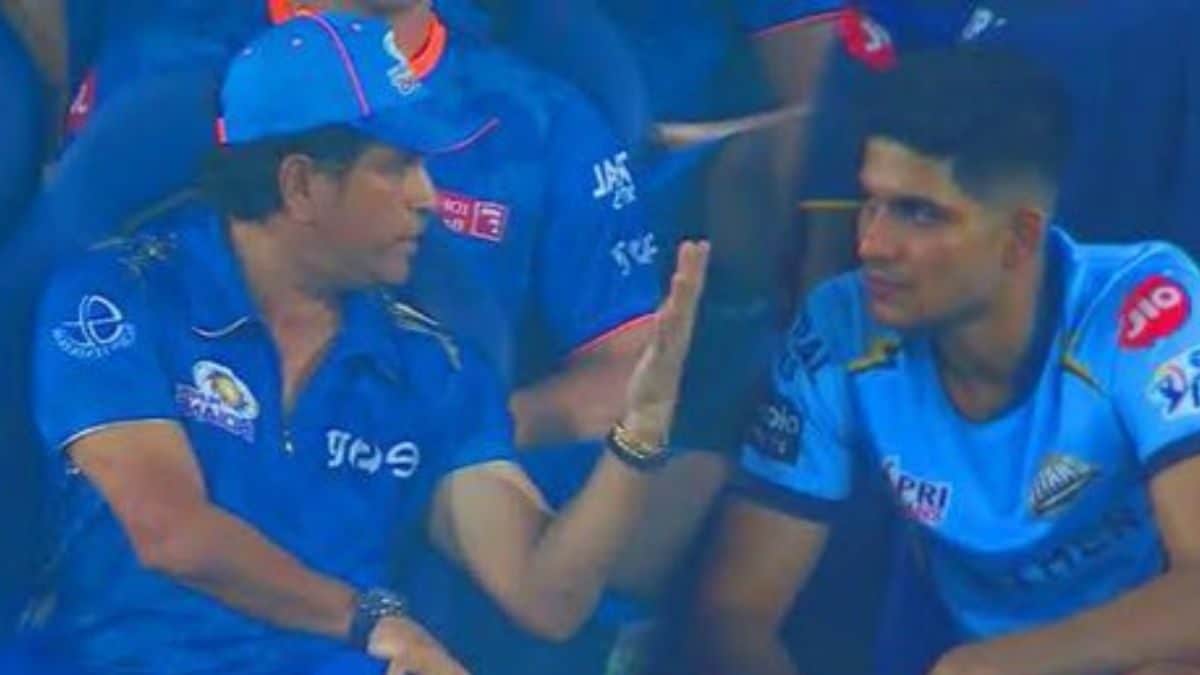 Netizens Go Crazy After Watching Gill-Sachin Intense Chat During GT vs MI Qualifier 2: See Photo
