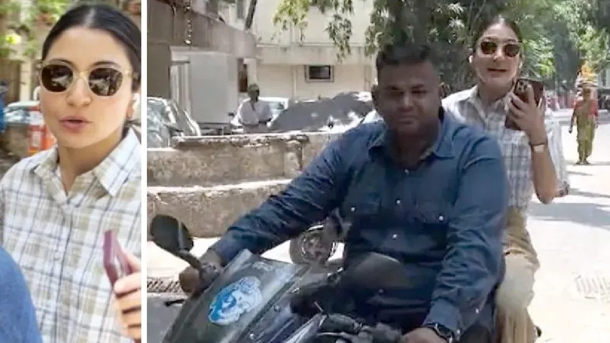 Anushka Sharma Ditches Range Rover To Enjoy Bajaj Pulsar 220 Ride in Mumbai | WATCH