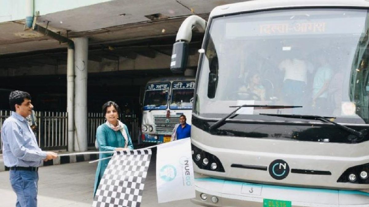GreenCell Mobility Flags Off Nuego Electric Bus with AllWomen Staff