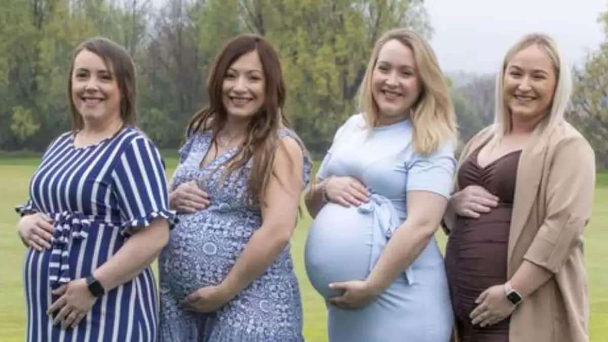 Quadruple Celebration: Four Sisters Get Pregnant At The Same Time In Strange Coincidence - Vimarsana News