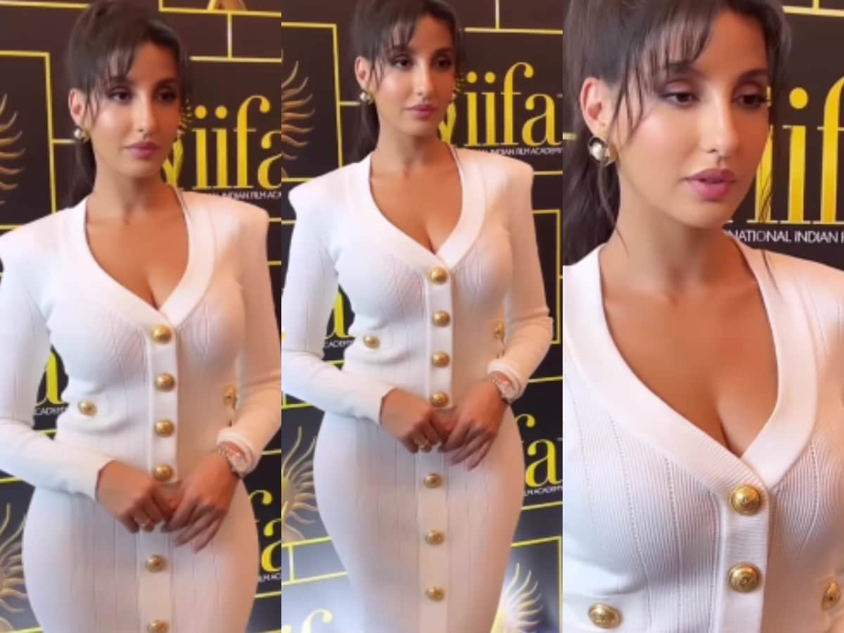 HOT! Nora Fatehi Raises The Heat In A Very Skintight Plunging Dress, Sexy  Video Goes Viral; Watch - News18