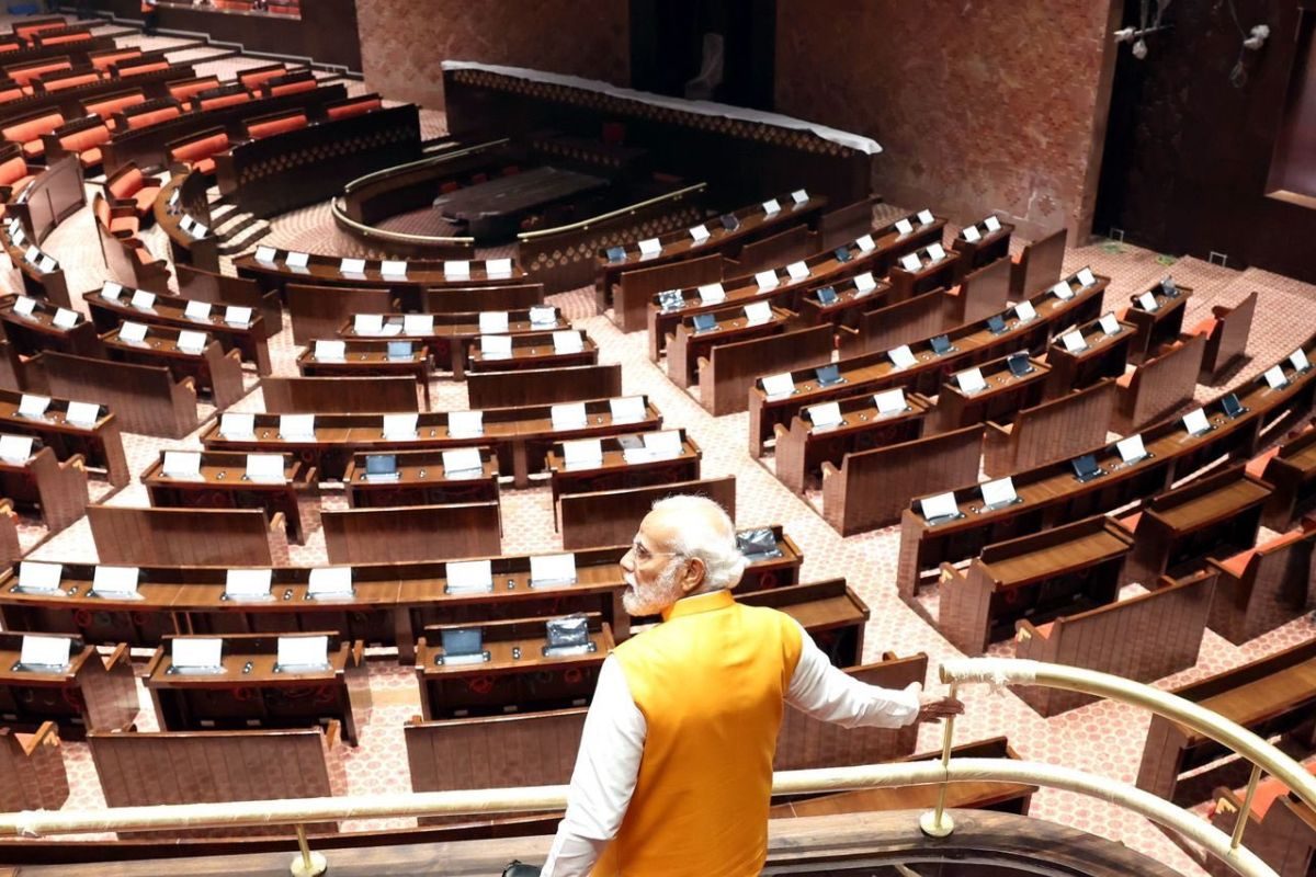 PM Modi Shares Glimpse of 'Iconic' New Parliament Building, Makes 'Special Request' | WATCH