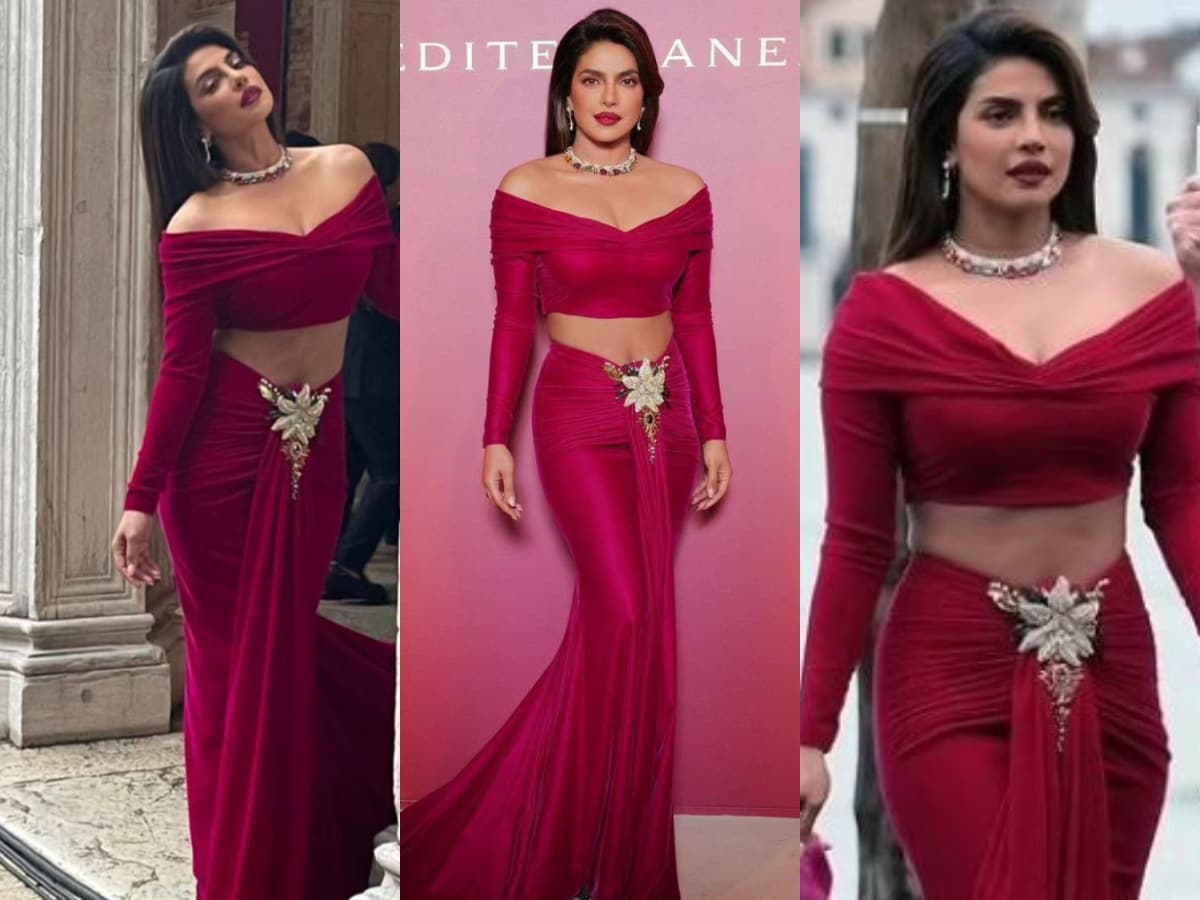 Hiron Chudai Xxx Hinde Piriyanka Chopda - Sexy! Priyanka Chopra Looks Smoking Hot In Red Cutout Dress; Poses With  BLACKPINK's Lisa, Zendaya - News18