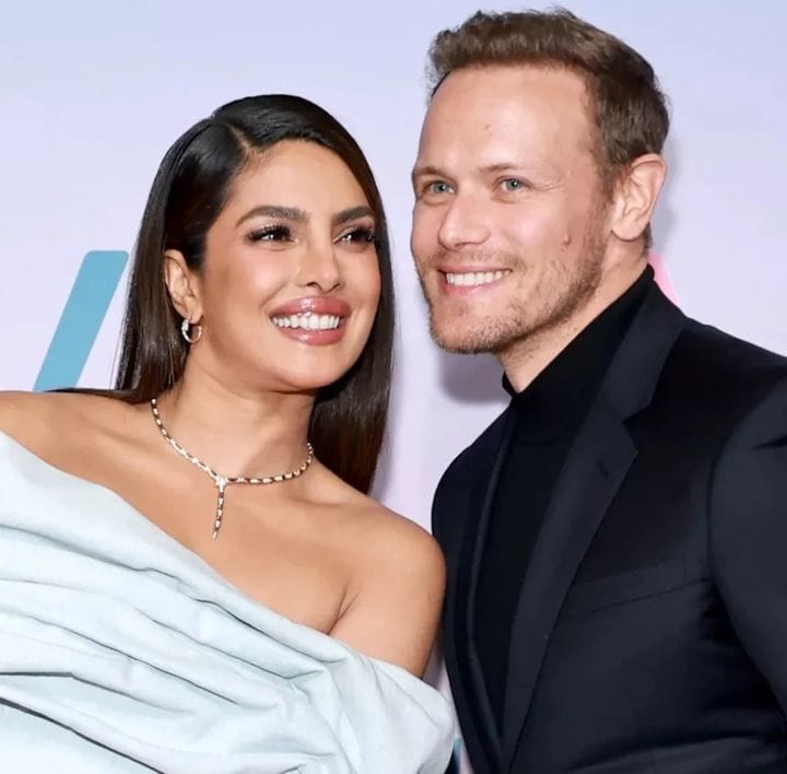 Priyanka Chopra Wows In Blue Princessstyle Gown At Love Again Premiere