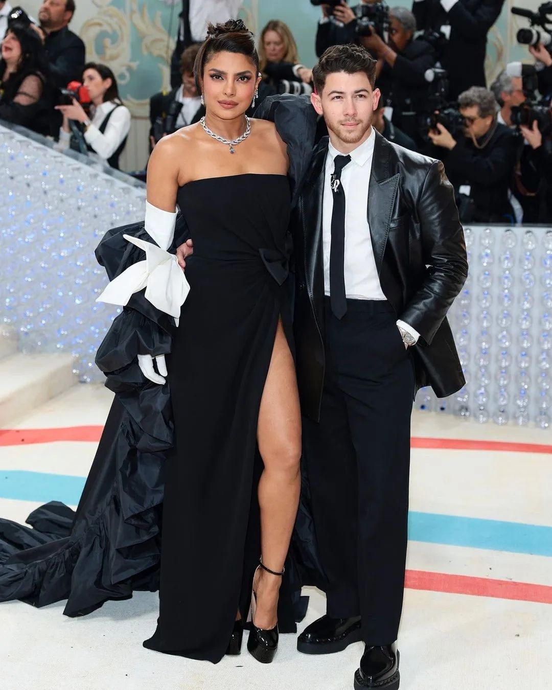 Priyanka Chopra And Nick Jonas Twin In Black At Met Gala 2023: Check Out  The Couple's Stylish Pictures