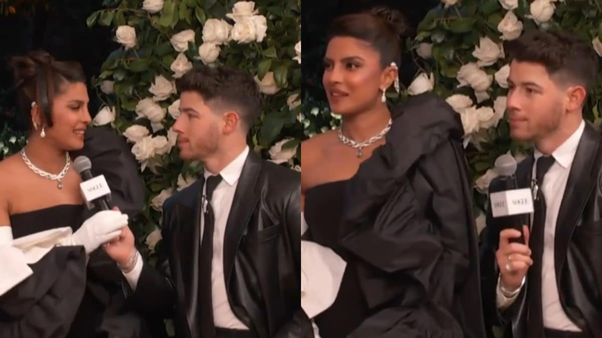 Met 2023: Nick Jonas Holds Mic For Wife Priyanka Chopra; Netizens Go Aww - Vimarsana News