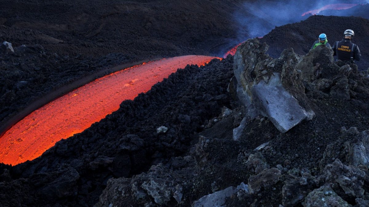 WATCH Italian Active Volcano Mt Etna Erupts Again Spewing Ash