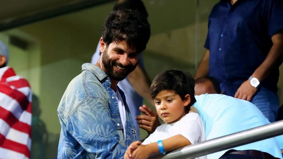 Shahid Kapoor’s Rare Photo With Son Zain Watching IPL Match Goes Viral, Fan Says ‘King With Prince’
