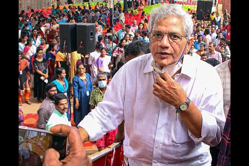 Yechury said that the biggest parties of the Northeast, the Shiv Sena (UBT) and the Akali Dal are no longer with the BJP, as opposed to what the latter claimed.

 (PTI)
