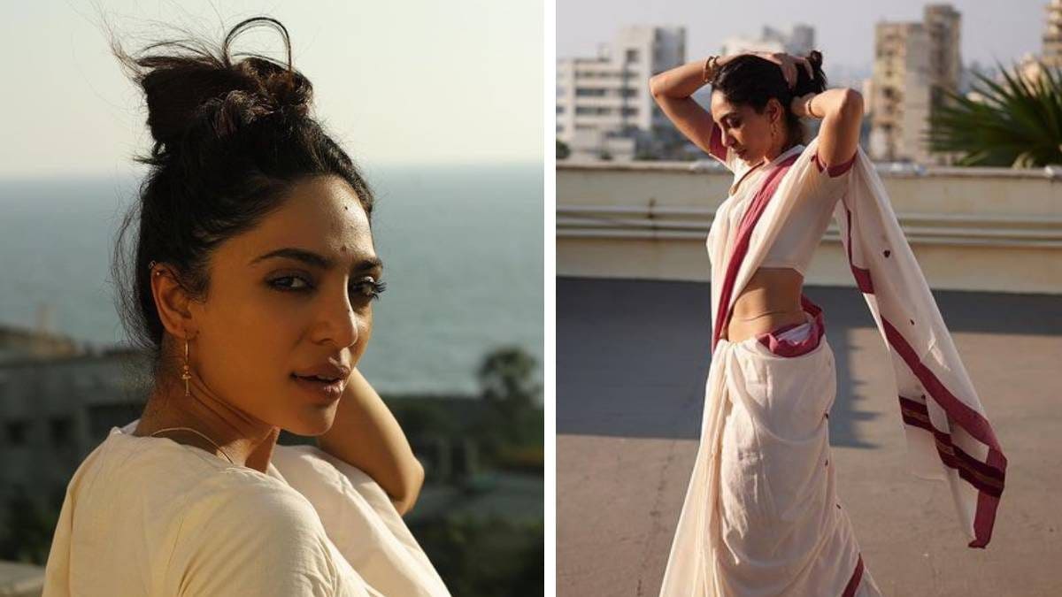 Sobhita Dhulipala Is A Vision To Behold In White Cotton Saree, See The Diva's Stunning Pictures - Vimarsana News