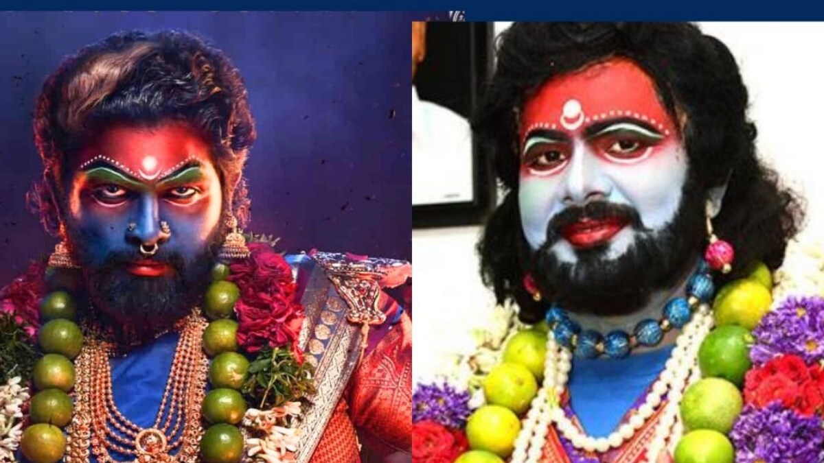 Tirupati MP Gurumurthy’s Matangi Look, Akin To  Allu Arjun’s Pushpa Sequel Character, Viral