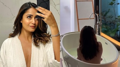 HOT! Tridha Choudhury Goes Topless As She Enjoys An Exotic Bath, Sexy