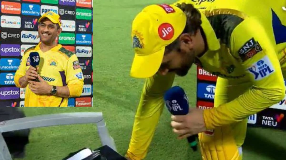 Dhoni Increases Volume of Speaker as CSK Fans Go Berserk During IPL Post-Match Ceremony - Vimarsana News
