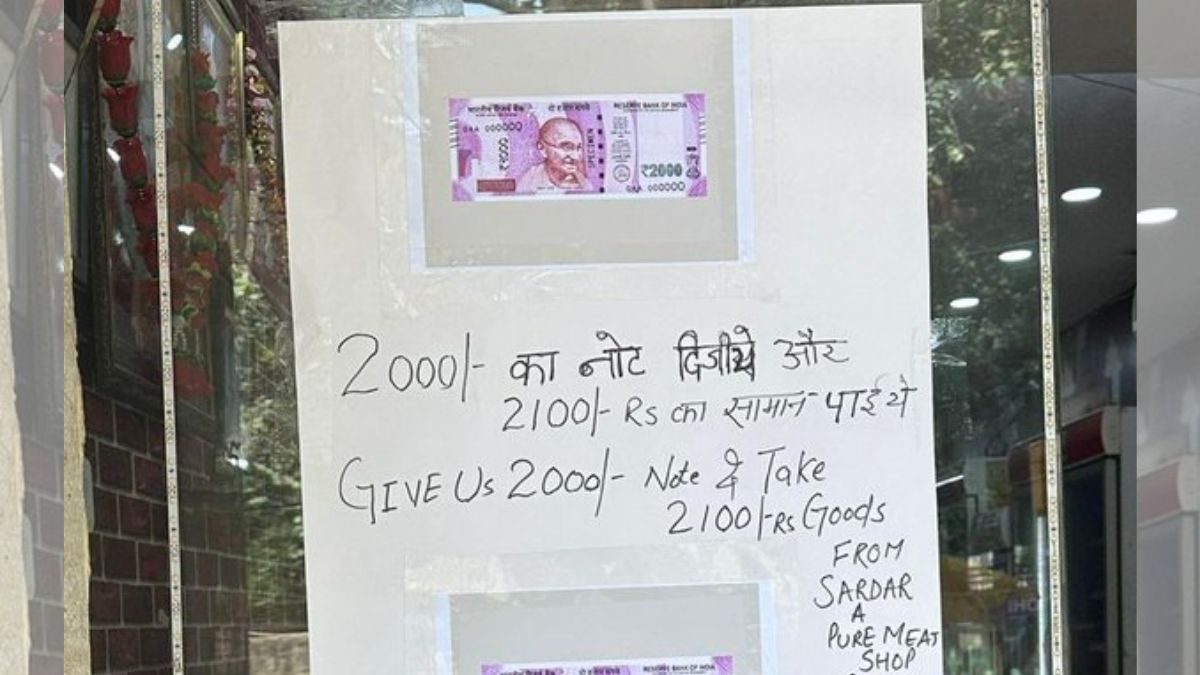 'Give Rs 2000 Note for Items Worth 2100': Delhi Meat Shop's Smart Offer Seals the Deal Among Desis - Vimarsana News