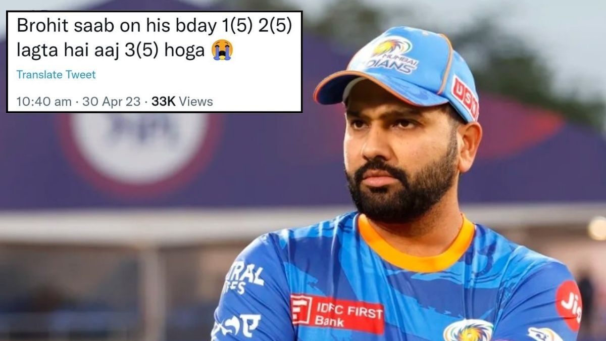 IPL Fan Mockingly ‘Predicted’ Rohit Sharma’s ‘Low Score’ in MI vs RR and Everyone is Stunned