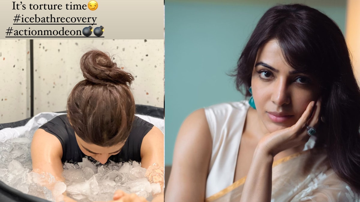 Samantha Ruth Prabhu Looks ‘tortured As She Takes Bath In Tub Filled With Ice Here S Why News18