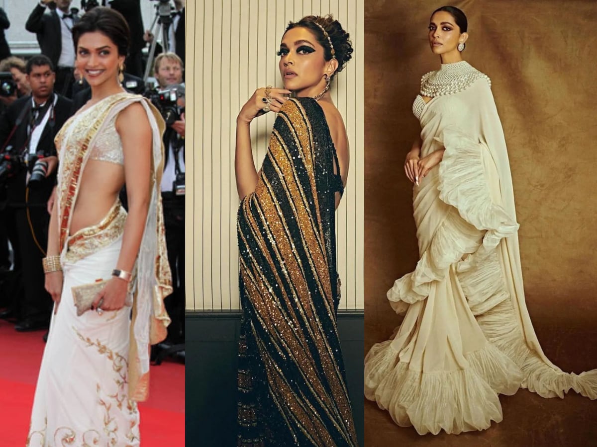 Bollywood Divas who donned the graceful saree at the Cannes over