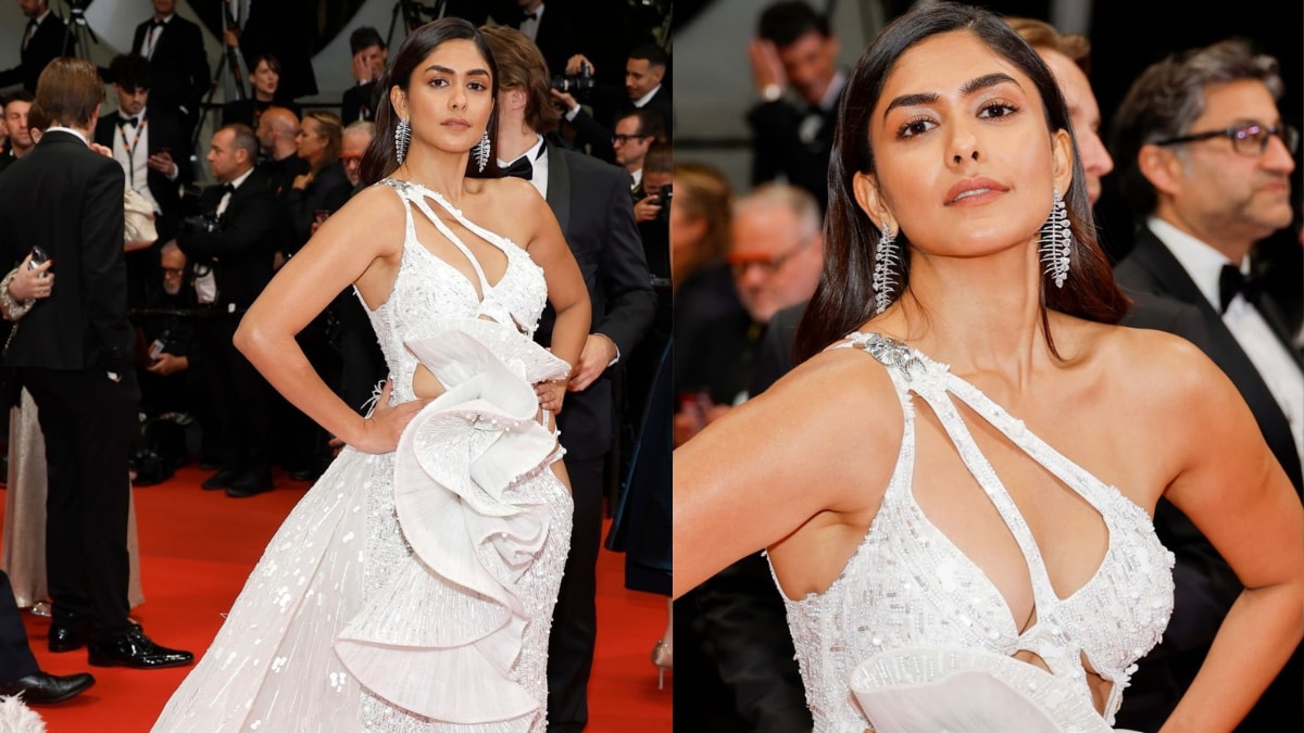 Cannes 2023: Mrunal Thakur Makes a Bold, Hot Red Carpet Debut in a White  Cut Out Gown; See Photos - News18